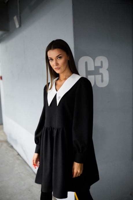 Платье Buter 2452 черный размер 42-46 #1