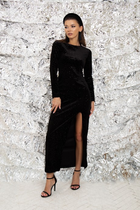 Платье Buter 2498 черный размер 42-48 #2