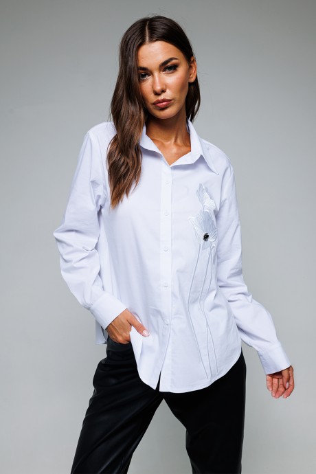 Рубашка Buter 2688 белый размер 42-54 #1