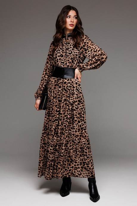 Платье Buter 2738 леопард размер 42-52 #2