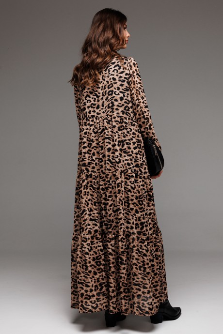 Платье Buter 2738 леопард размер 42-52 #6