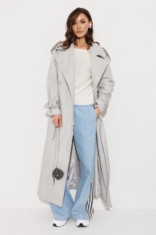 Плащ Buter 3270 светло-серый