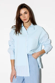 Рубашка Buter 3257 небесный