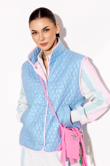 Жилетка Buter 3285 голубой перламутр