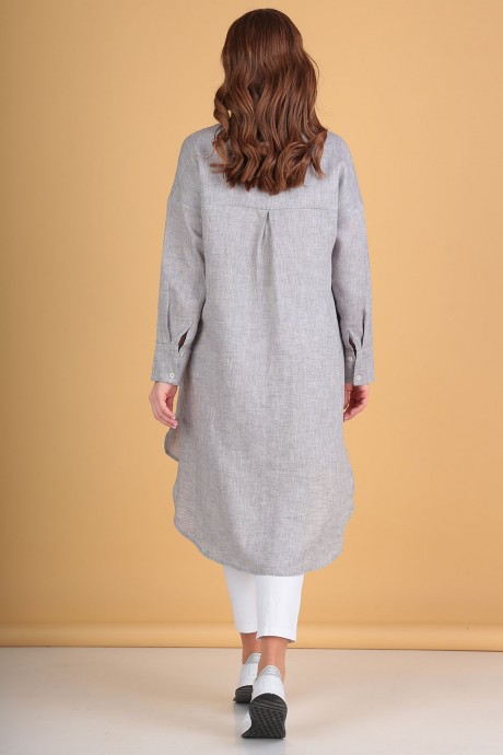 Платье FloVia 1004 серый размер 44-52 #4