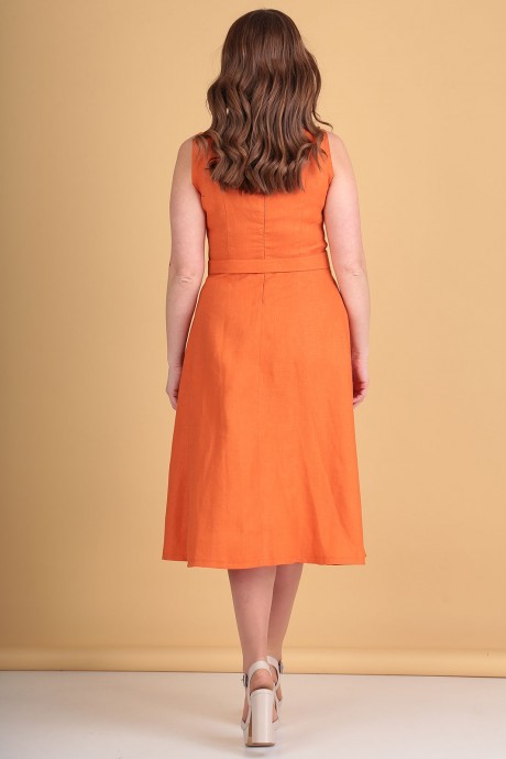 Платье FloVia 4026 коралл размер 44-50 #4