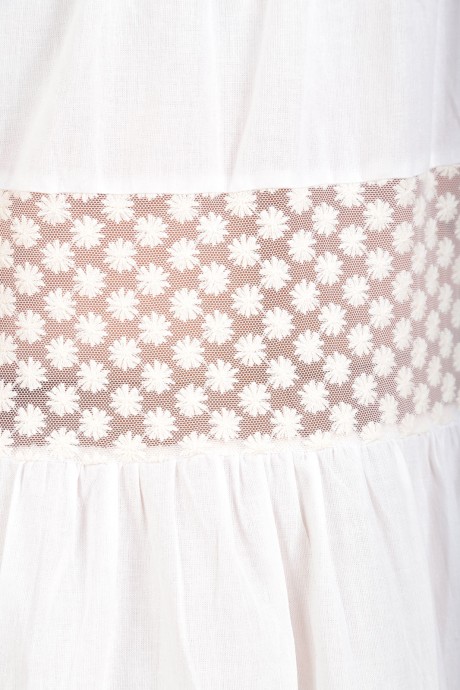 Платье FloVia 4027 белый с кремовым размер 44-48 #5