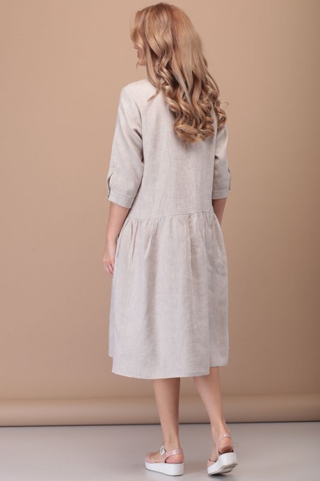 Платье FloVia 4035 бежевый размер 46-50 #3