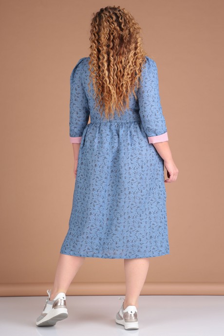 Платье FloVia 4042 синий размер 44-54 #4