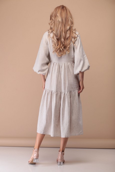 Платье FloVia 4044 бежевый размер 42-56 #4