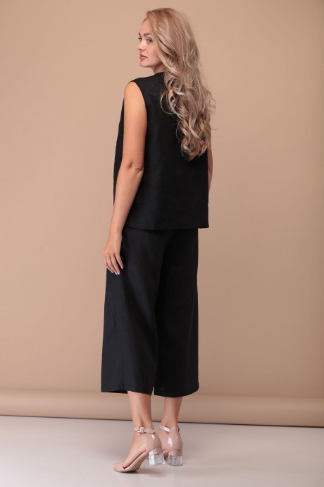 Блузка FloVia 1026 черный размер 42-56 #4