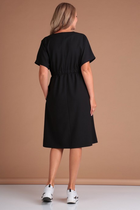 Платье FloVia 4049 черный размер 44-54 #4