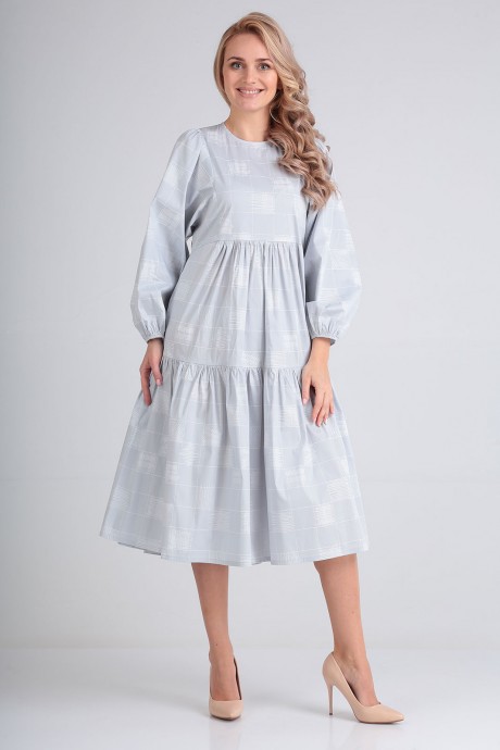 Платье FloVia 4067 серый размер 46-56 #1