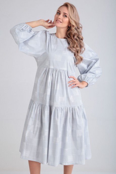 Платье FloVia 4067 серый размер 46-56 #2