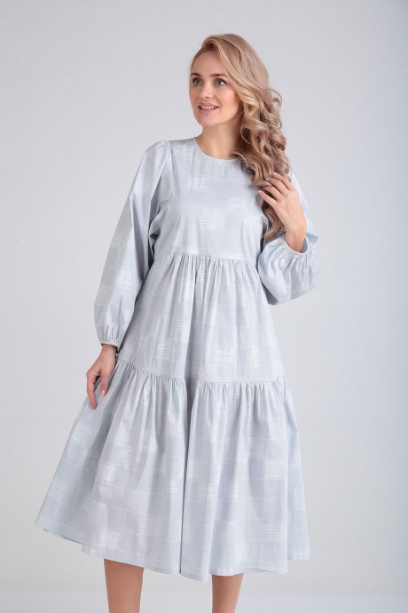 Платье FloVia 4067 серый размер 46-56 #3