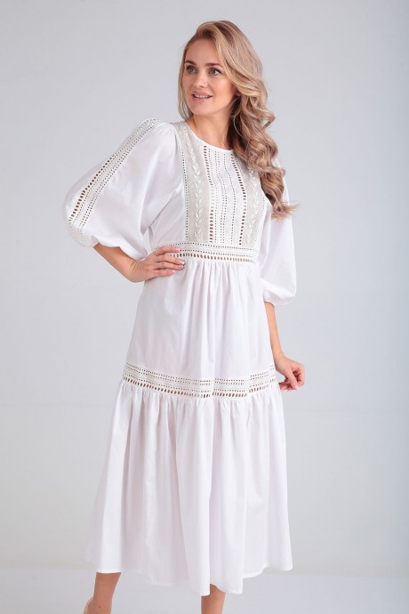 Платье FloVia 4068 белый размер 46-56 #2