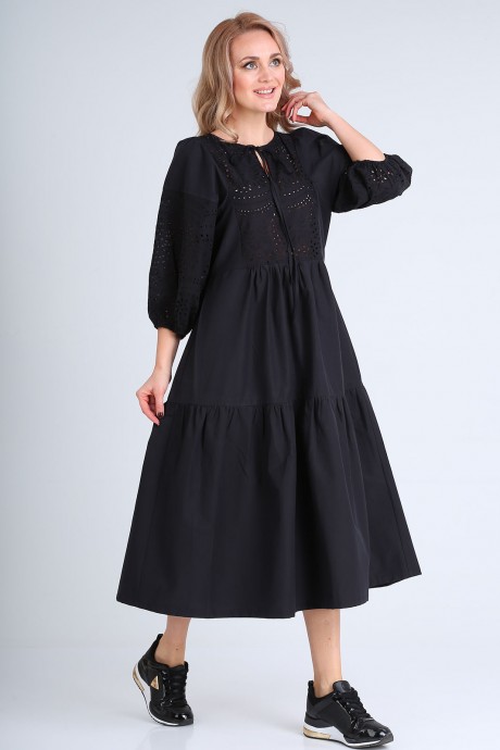 Платье FloVia 4072 черный размер 46-56 #2