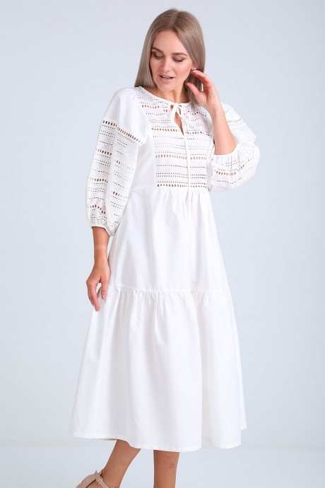 Платье FloVia 4072 белый размер 46-56 #2