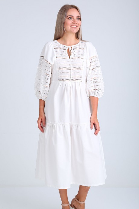 Платье FloVia 4072 белый размер 46-56 #3