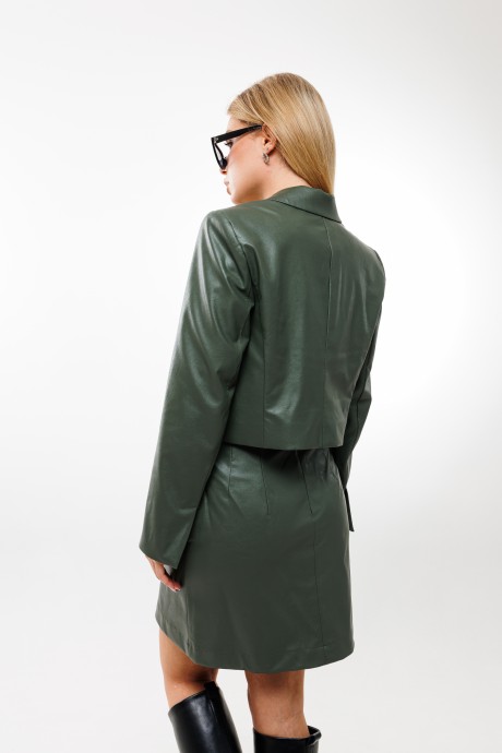 Жакет (пиджак) AmberA Style 1042-1 Хаки размер 42-52 #3