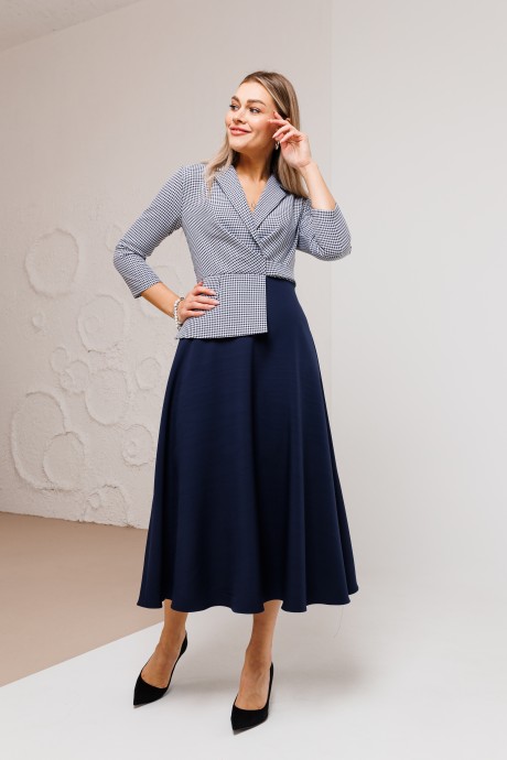 Вечернее платье AmberA Style 1034L синий размер 44-60 #2