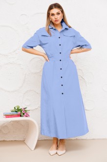 Платье AmberA Style 1052G голубой #1