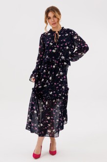 Платье AmberA Style 1130 -1 синий #1