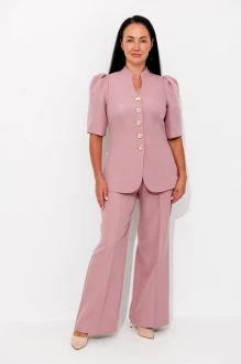 Брючный костюм AmberA Style 2149 -3 пыльная роза