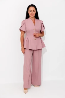 Брючный костюм AmberA Style 2156 -3 пыльная роза