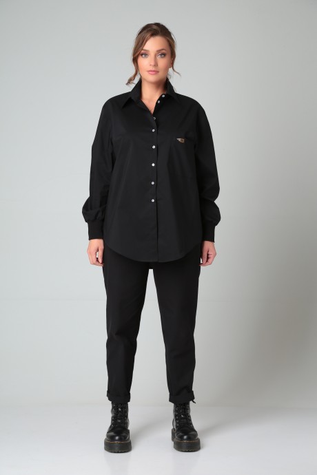 Рубашка Bliss 8511 черный размер 50-60 #4