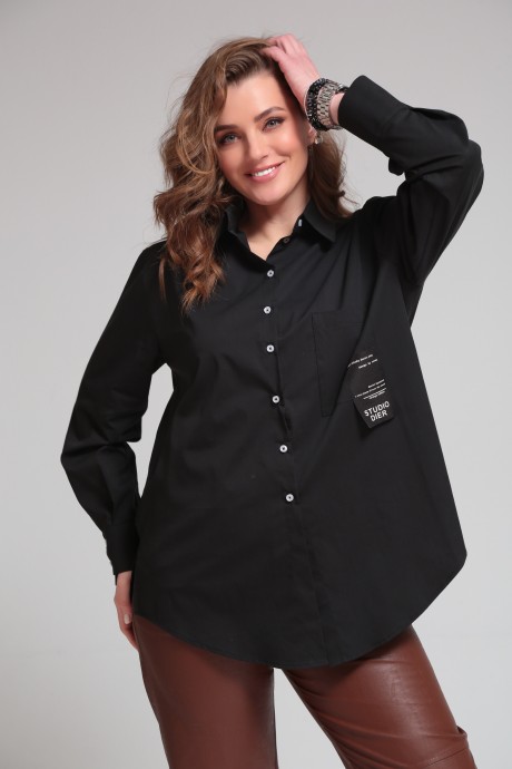 Рубашка Bliss 8518 черный размер 50-60 #1