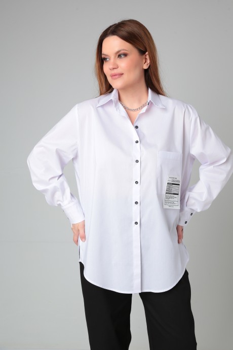 Рубашка Bliss 8518 белый размер 50-60 #2
