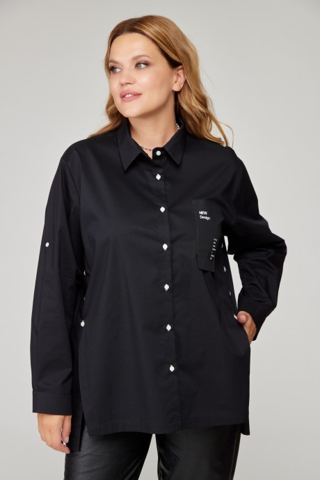 Рубашка Bliss 8221 one size черный размер 50-60 #1