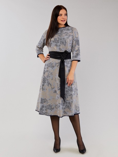 Платье Emilia Style 10235 серо-голубой размер 50-56 #1
