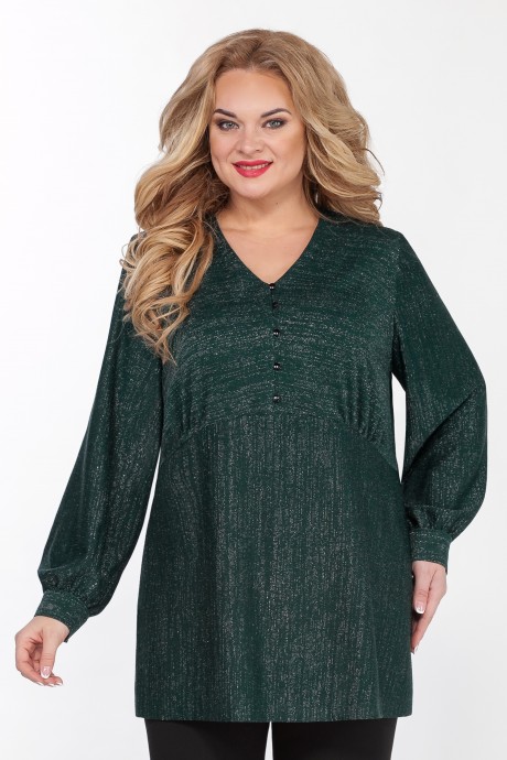 Блузка Emilia Style 2040а /1 зелёный размер 60-64 #1