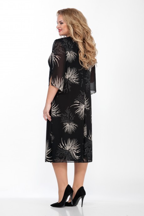 Вечернее платье Emilia Style 2044 чёрный размер 56-62 #2