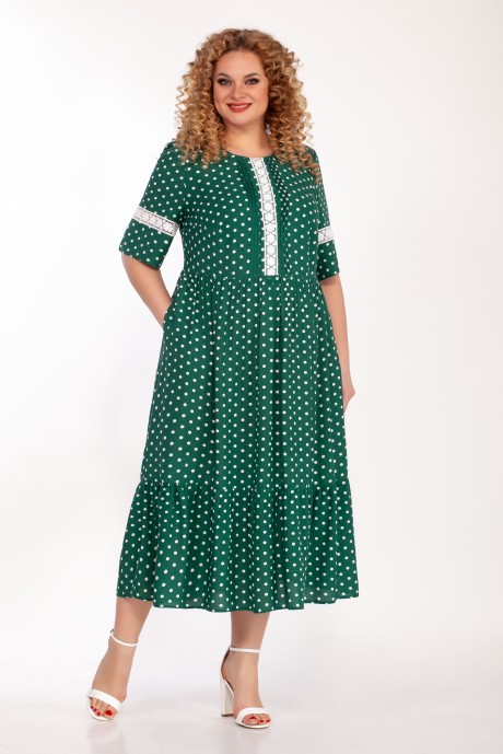 Платье Emilia Style 2060 зелёный размер 54-58 #1