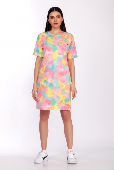 Платье Emilia Style 2066 радуга размер 44-48 #1