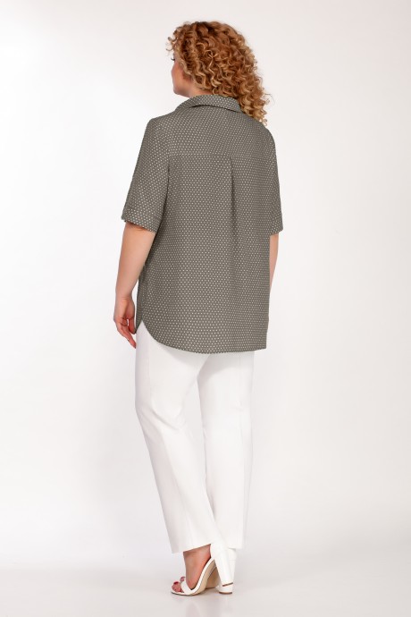 Блузка Emilia Style 2062 /1 серый размер 54-64 #3