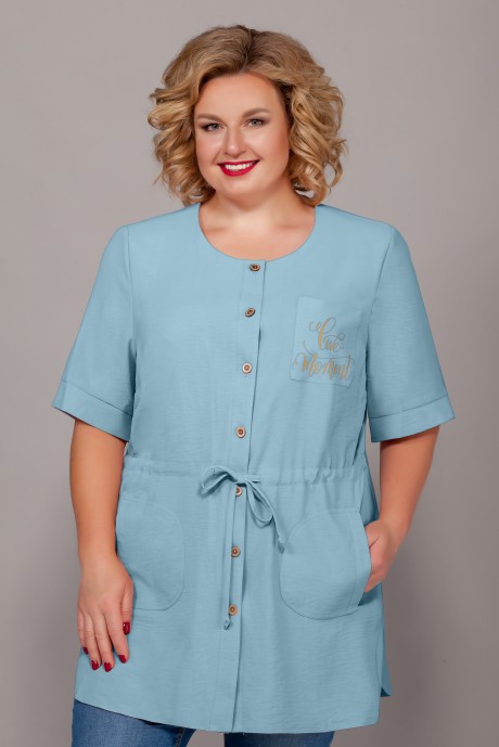 Блузка Emilia 399 /1 голубой размер 50-60 #1