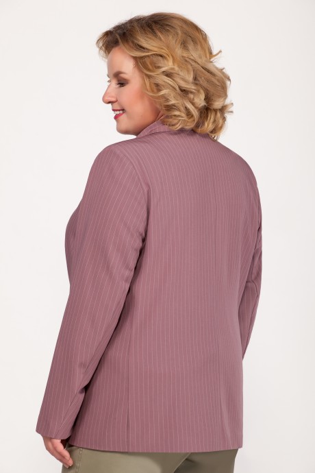 Жакет (пиджак) Emilia 504 /1 лиловый в полоску размер 50-58 #2