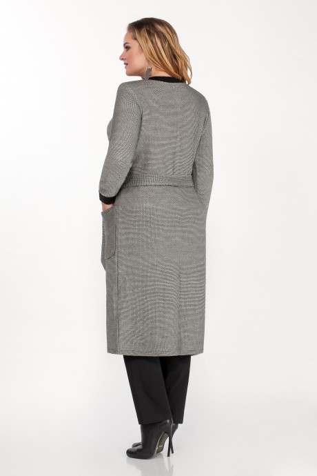 Жакет (пиджак) Emilia 56 серый размер 50-58 #2