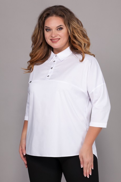 Блузка Emilia 100 /3 белый размер 52-60 #2