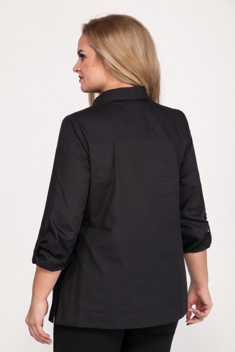 Блузка Emilia 408 /4 чёрный размер 52-62 #5