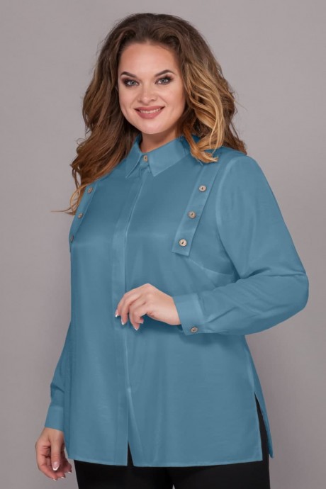 Блузка Emilia 519 /2 голубой размер 52-62 #1
