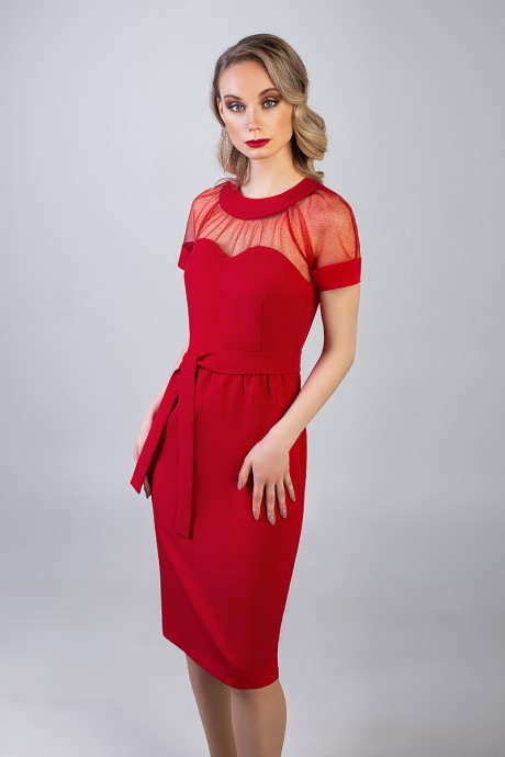 Вечернее платье Marika 357 красный размер 42-52 #2
