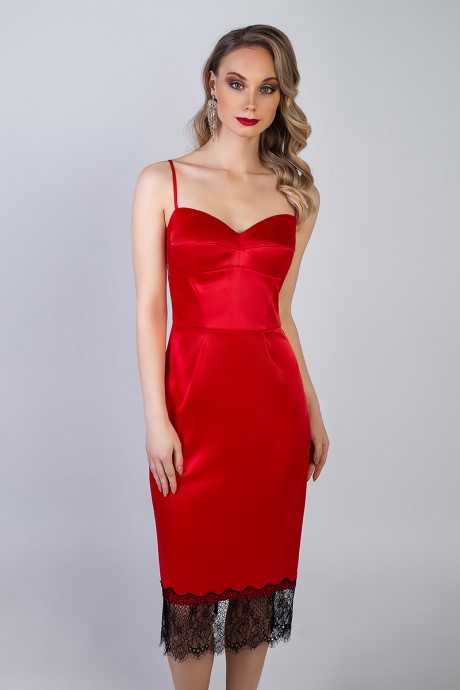 Вечернее платье Marika 358 красный размер 42-52 #1