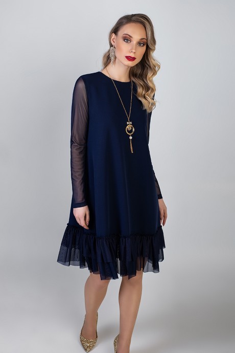 Вечернее платье Marika 360 синий размер 42-52 #1