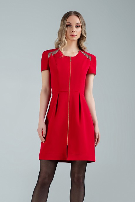 Платье Marika 412 красный размер 42-52 #3