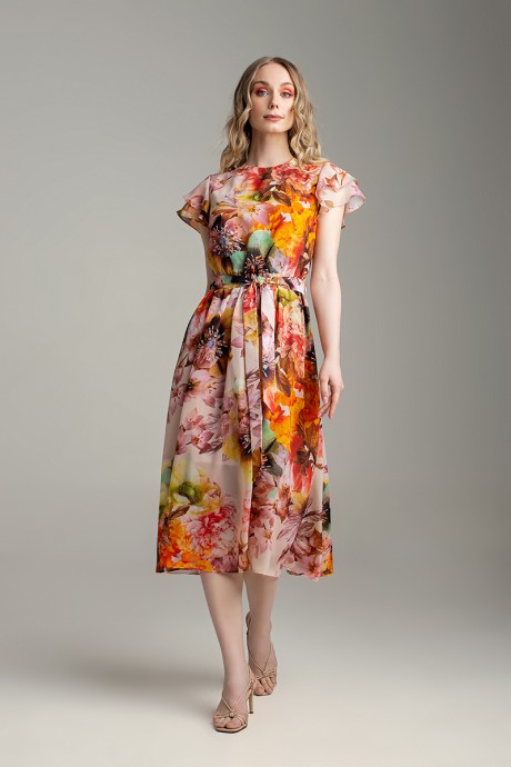 Платье Marika 421 Цветной принт размер 42-52 #2
